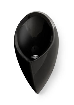 Uridan Admiral Jet Black bezvodni pisoar