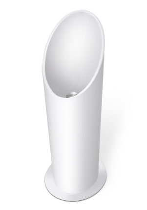 Uridan Pylon White Maxi bezvodni pisoar