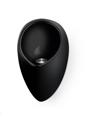 Uridan Cadet Jet Black bezvodni pisoar