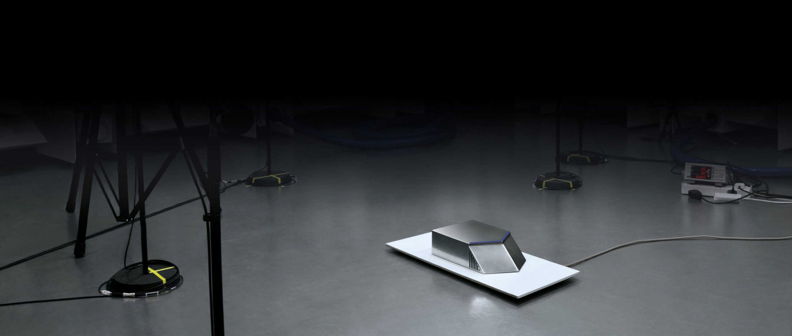 Dyson Airblade V being tested in a sound studio